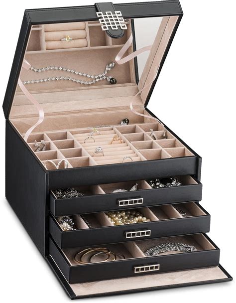 large jewelry boxes with drawers